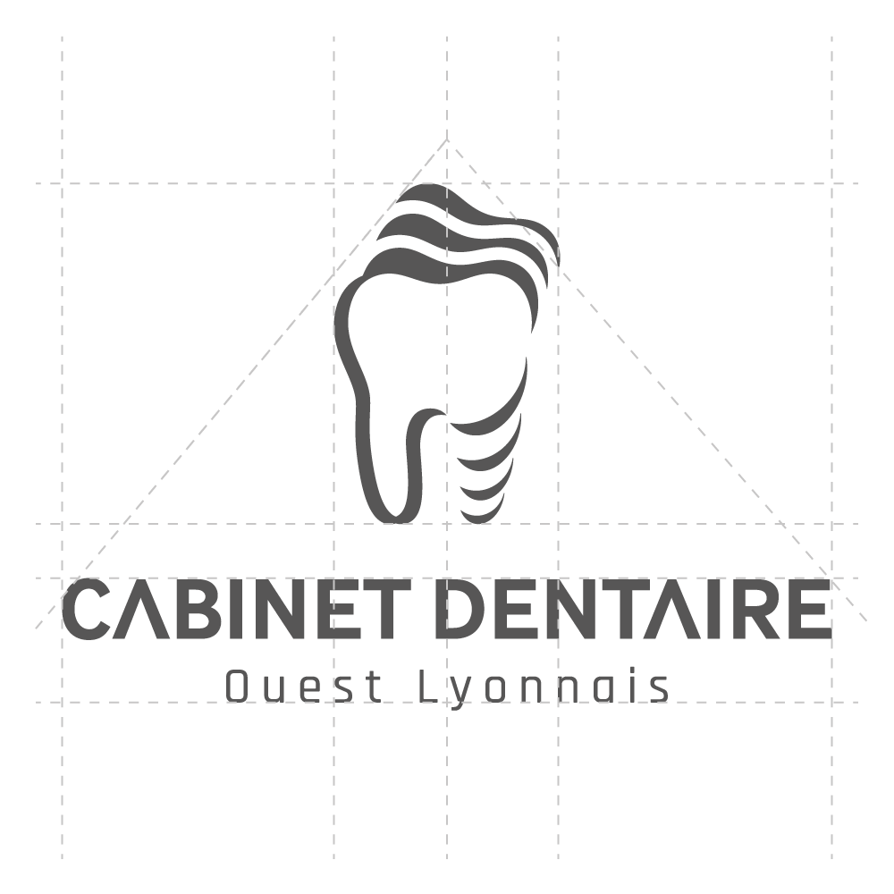 Conception logo Cabinet Dentaire Ouest Lyonnais