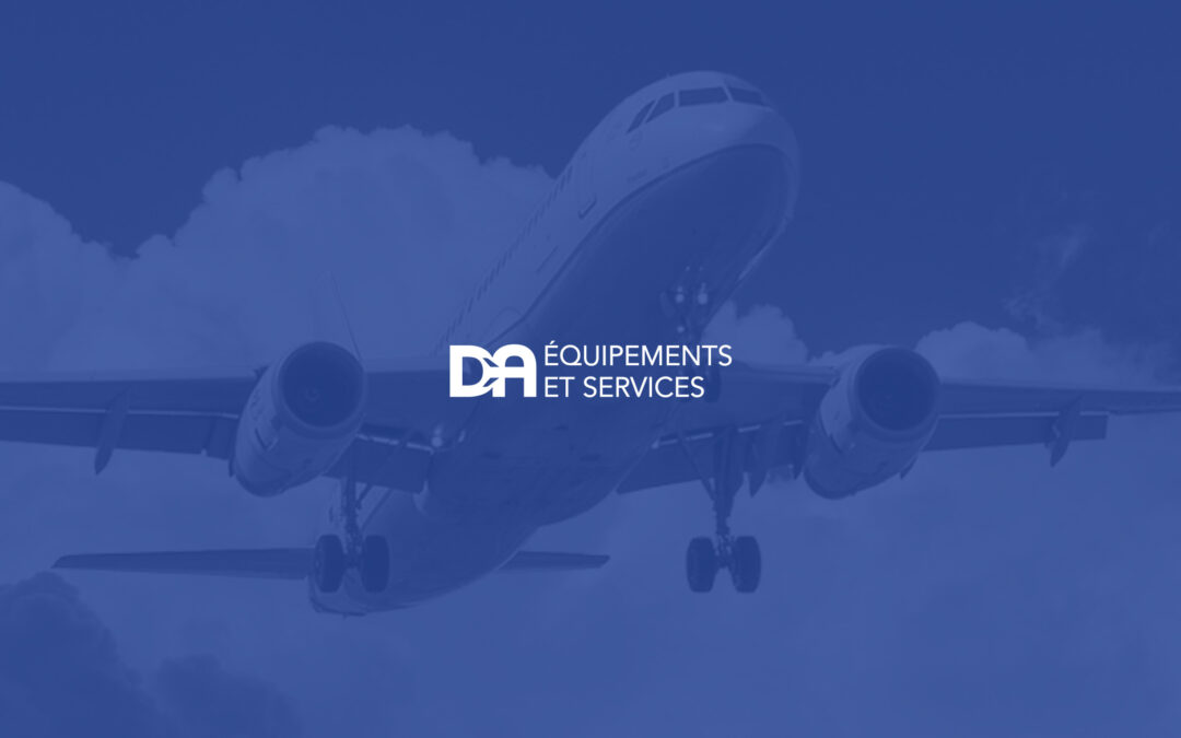 Création logo société aéronautique D.A Equipements et Services