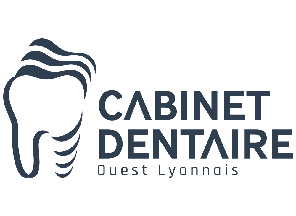 Logo horizontal Cabinet Dentaire Ouest Lyonnais Bleu