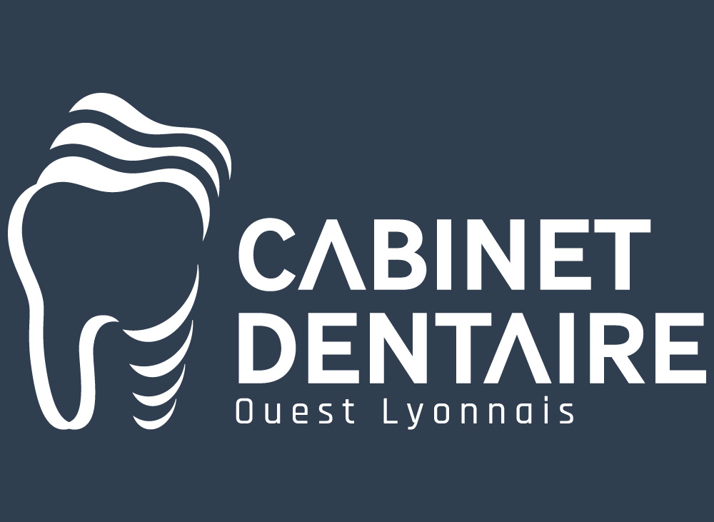 Logo Horizontal Cabinet Dentaire Blanc