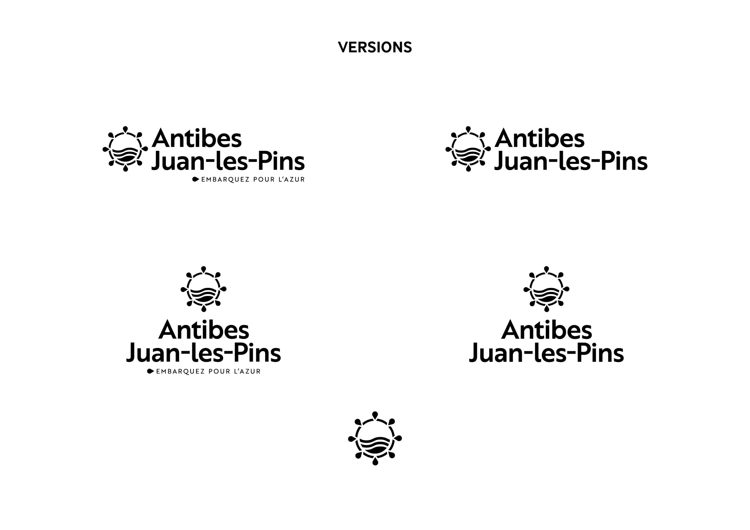 Logo et déclinaisons OTC Antibes Juan-les-Pins