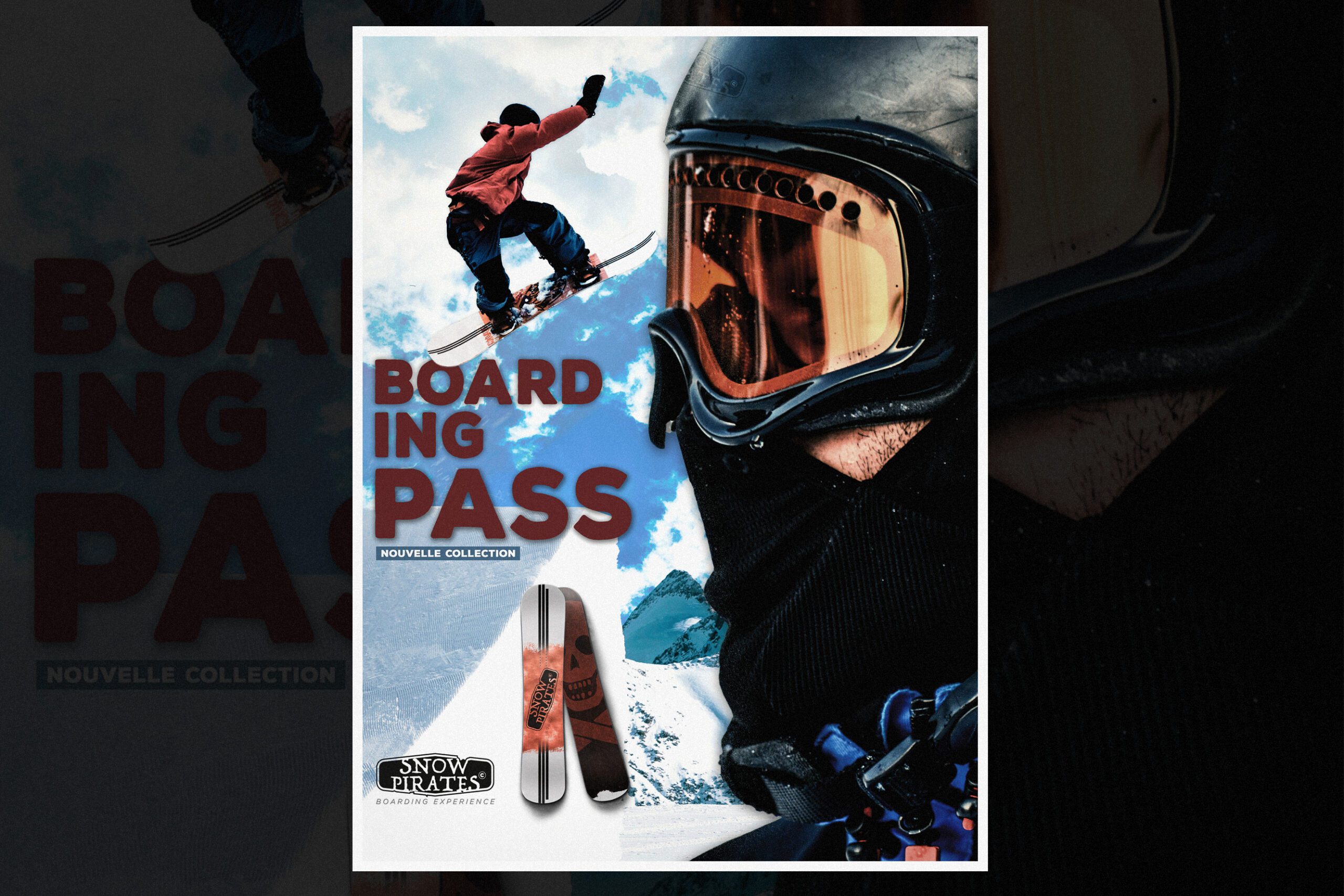 Affiche snowboard Display