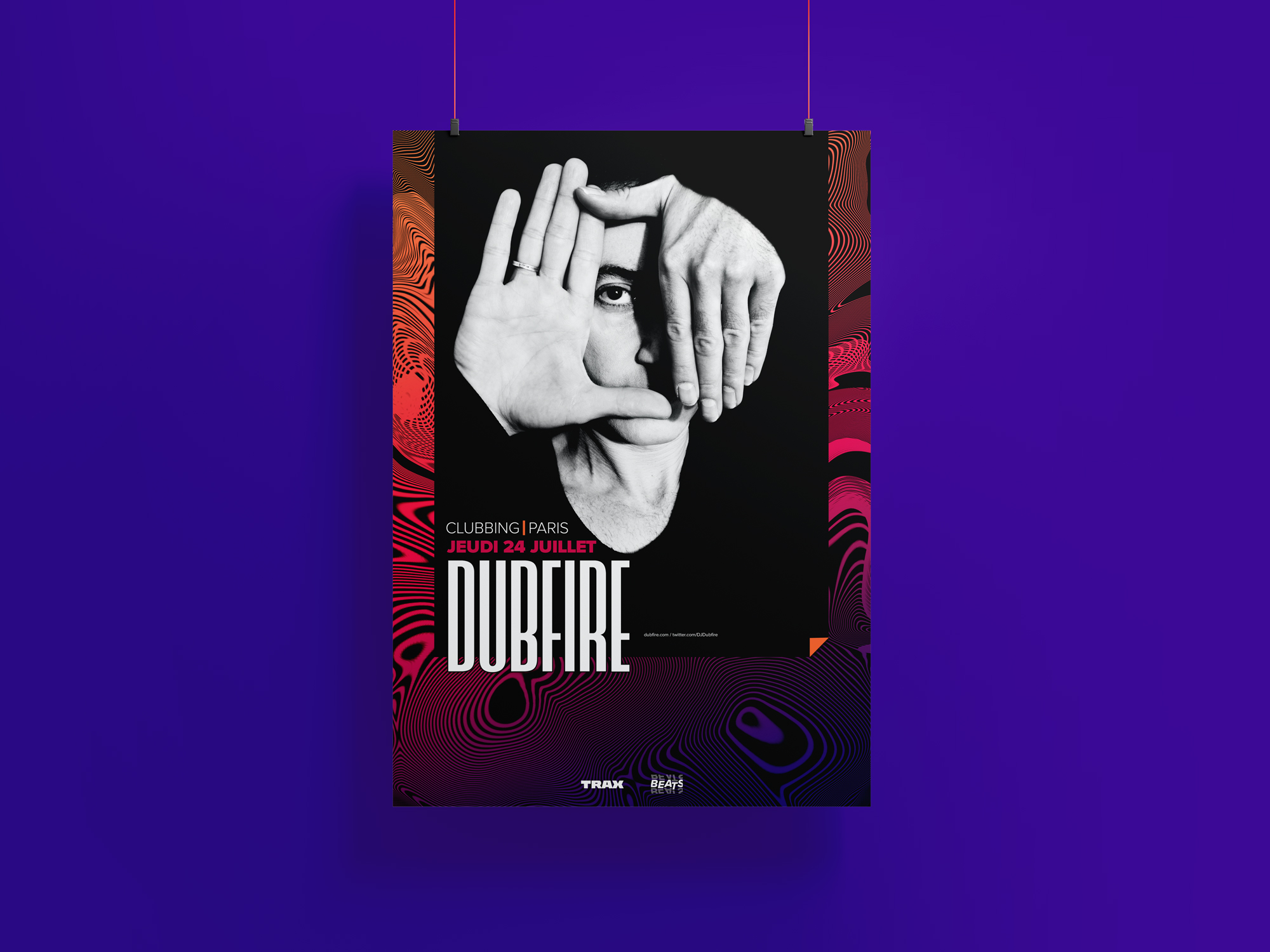 Affiche Clubbing Paris - Dubfire