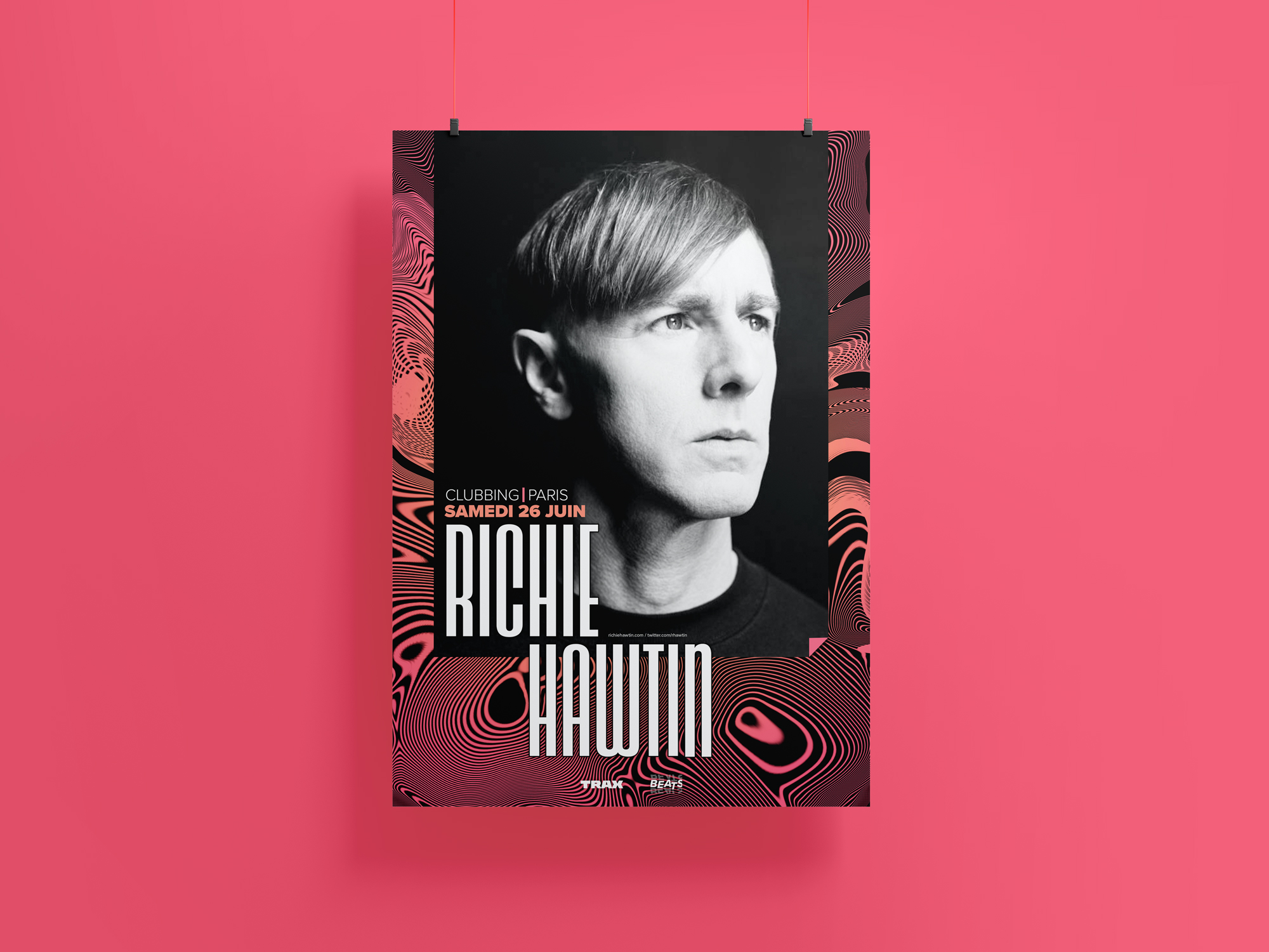 Affiche Clubbing Paris - Richie Hawtin