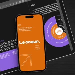 Iphone et Ipad framework stratégie de marque Display